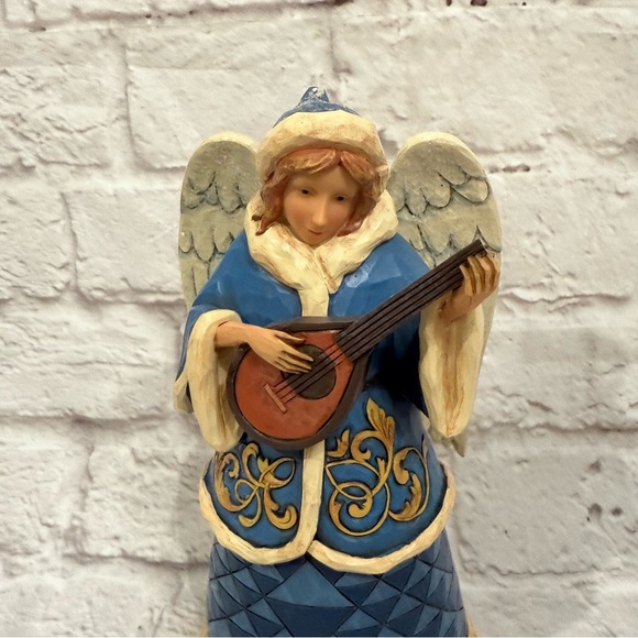 Jim Shore Victorian Angel w/Lute Figurine Merry Mandolin Melody 4047673 - Picture 2 of 9